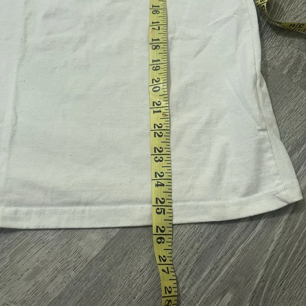 The North Face Women's Ivory Cotton Knit Short Sleeve T-Shirt Large Pocket - Picture 4 of 4